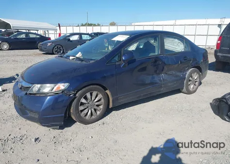 2010 Honda Civic Ex-L from USA, damaged, VIN 19XFA1F97AE055511